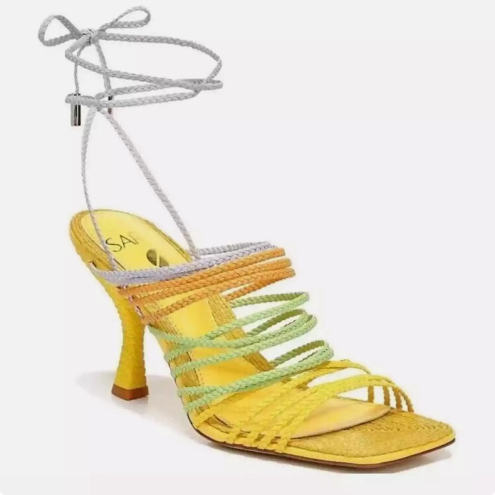 Sarto Strap Lace Up Heels 38